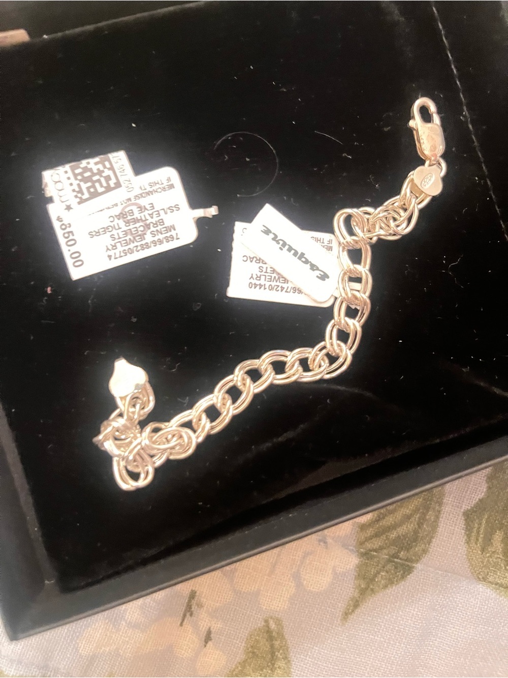 NEW .925 Brighton Gold Tone Chain Link Charm Bracelet8.25 inches